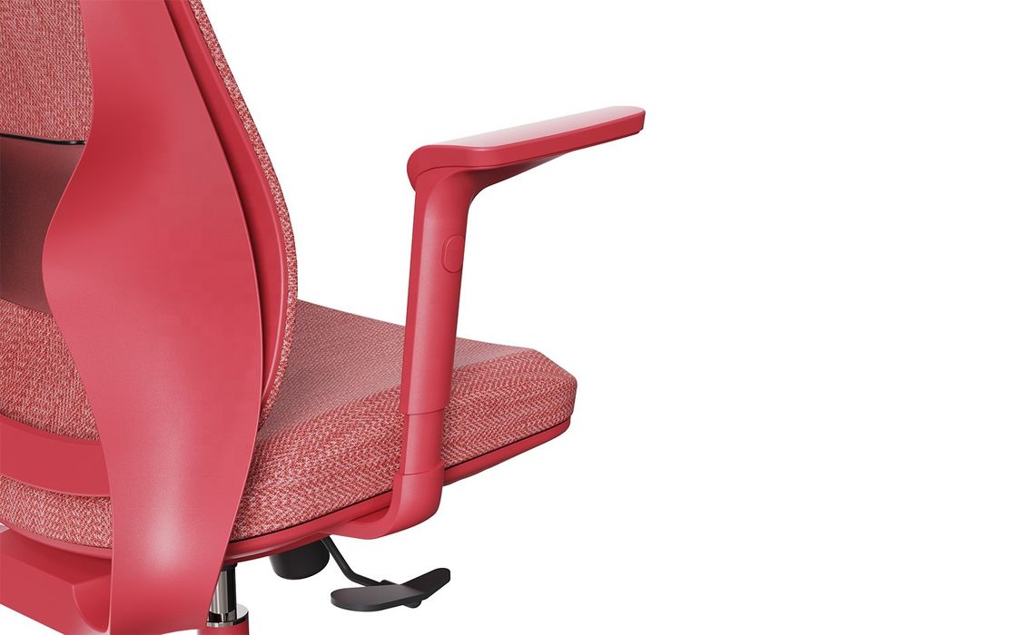 Verbeter je werkruimte High Back Executive Red Mesh Office Chair met lumbale steun