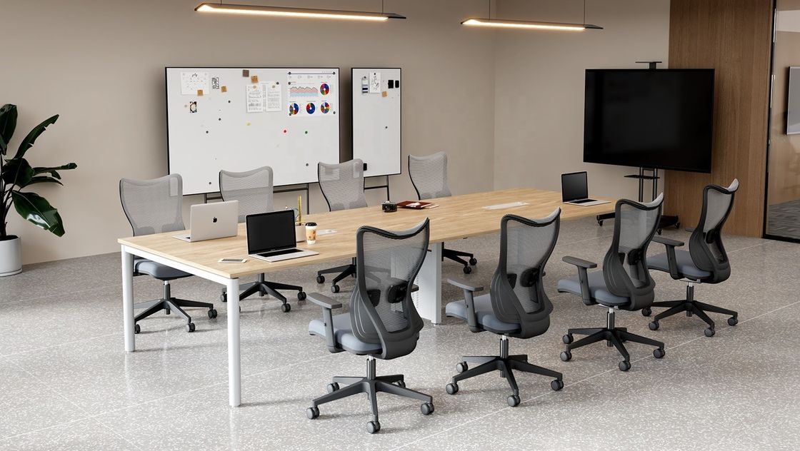 Kantoormeubilair Luxe Limbare rugsteun Ergonomische Executive Draaibaar Computertafel Middenrugstoelen