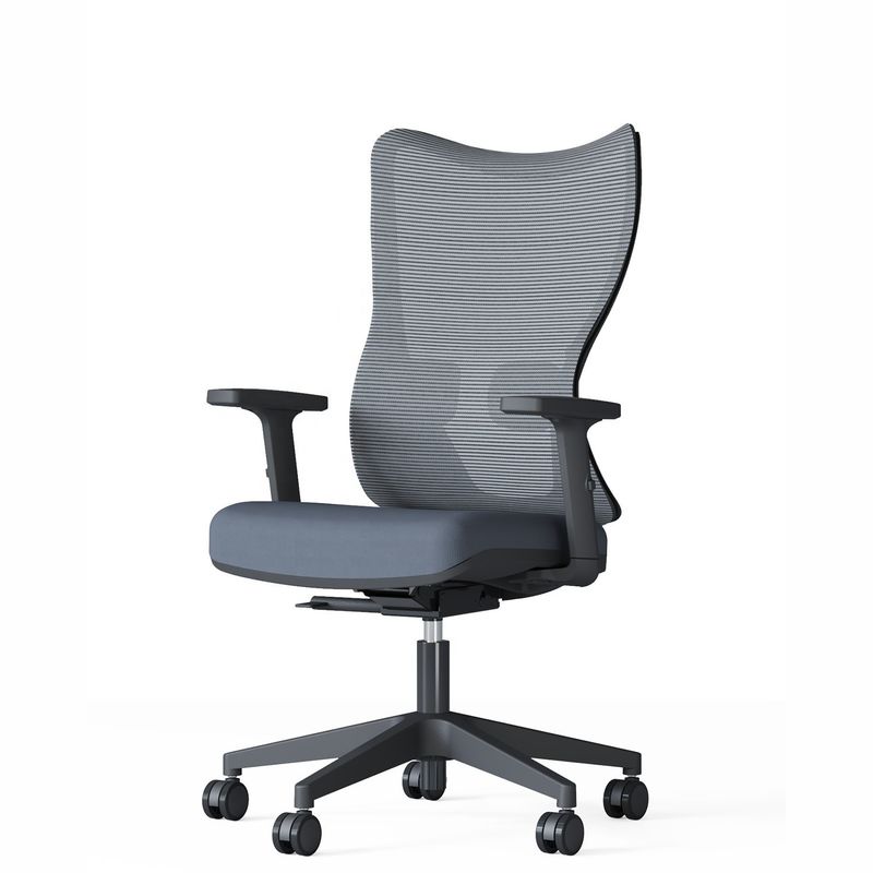 Verstelbare armsteun Draaiende kantoorstoel voor stafconferentiezaal Mid back Mesh Design