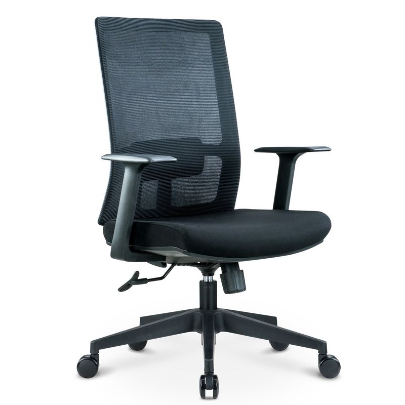 Verstelbare luxe rugrugsteun ergonomische executive draaibare computer bureau middenrug kantoorstoelen meubilair