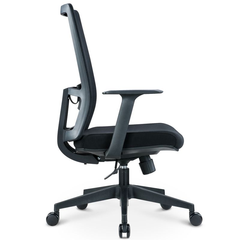 Verstelbare luxe rugrugsteun ergonomische executive draaibare computer bureau middenrug kantoorstoelen meubilair