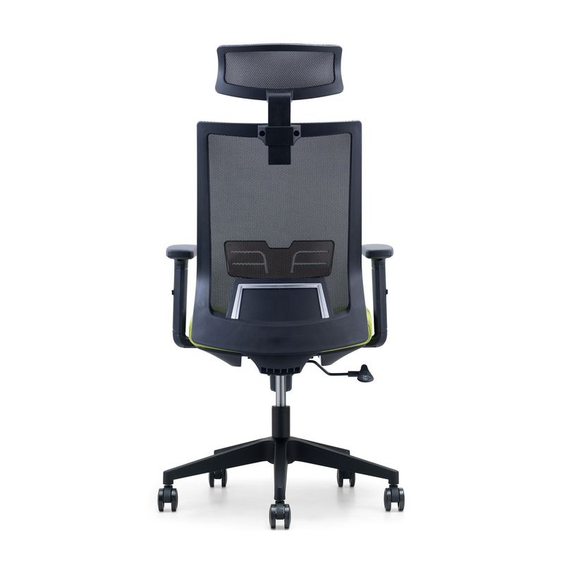 Verstelbare armsteun en hoofdsteun Office Mesh Chair voor modern hoog rug ergonomisch ontwerp