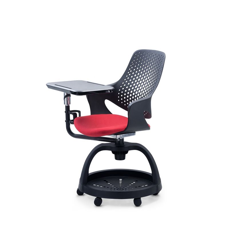 ODM Design Moderne plastic studentenstoel met verstelbare hoogte en opslagplaats voor schrijfblokken