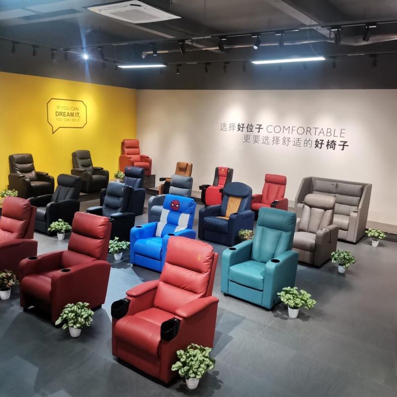 Houten frame Classic Style Luxury Leisure Chair voor woonkamer Cinema of Theater Direct