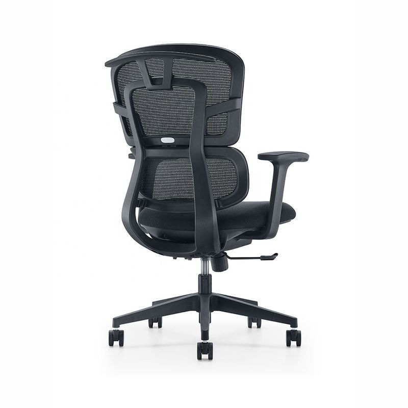 Verstelbare dubbele rug Mid-back Mesh Office Ergonomische stoel voor moderne kantoormeubilair