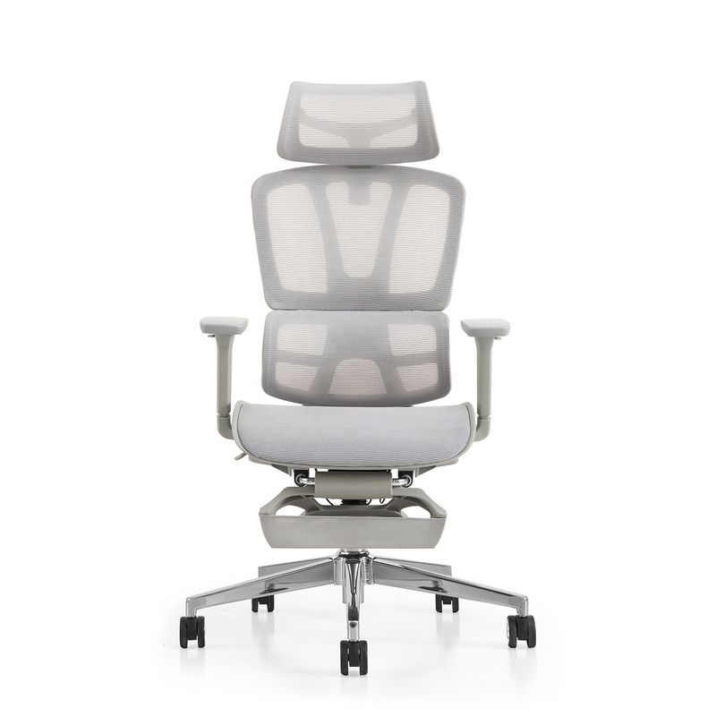 Draaiende stoel Y-SEATER Full Mesh kantoorstoel met aluminium frame en ergonomisch ontwerp