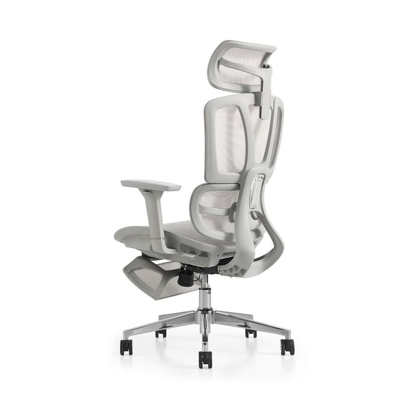 Draaiende stoel Y-SEATER Full Mesh kantoorstoel met aluminium frame en ergonomisch ontwerp