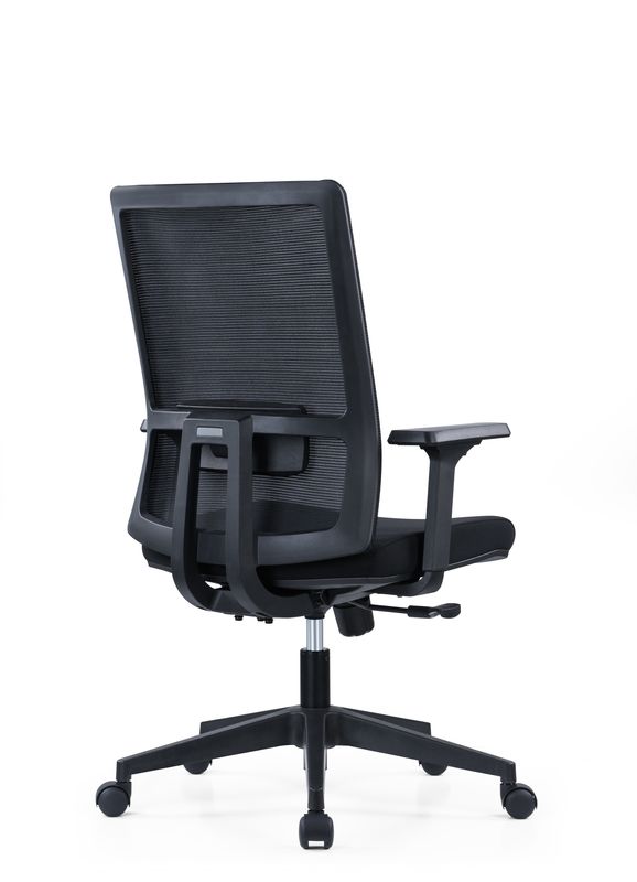 Verstelbare midden rug 2D armsteun Executive Swivel Mesh Schrijfkantoor stoel voor commerciële