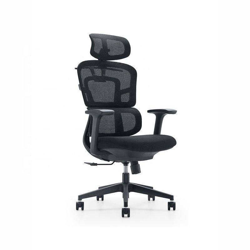 Postverpakking verstelbare hoge rug Executive Luxury Mesh kantoorstoel met lumbale steun