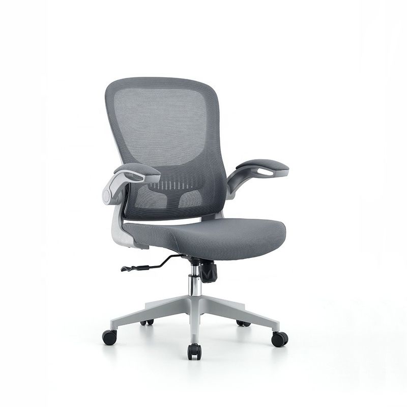 Verstelbare grijze gaas draaibare Executive Foam ergonomische kantoorstoel voor thuis/hotel/school