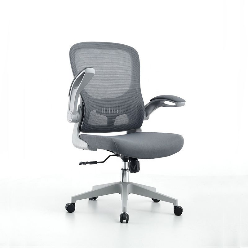 Verstelbare grijze gaas draaibare Executive Foam ergonomische kantoorstoel voor thuis/hotel/school