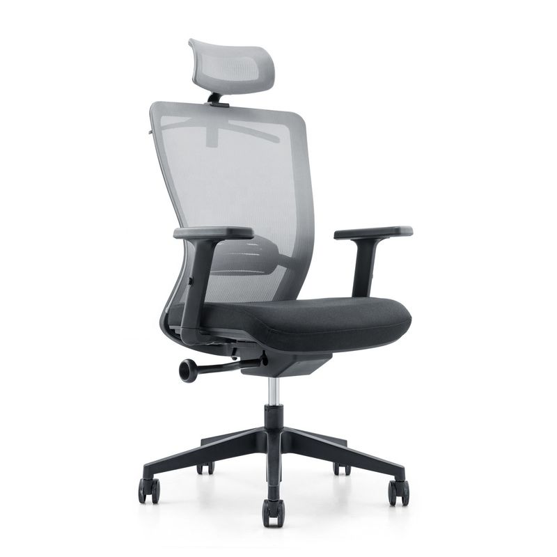 Verstelbare armsteun Moderne draaibare hoge rug Ergonomische gaas kantoorstoel 650*690*1150-1250mm