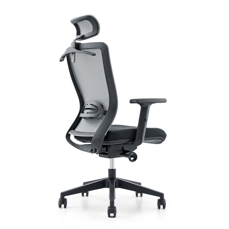 Verstelbare armsteun Moderne draaibare hoge rug Ergonomische gaas kantoorstoel 650*690*1150-1250mm