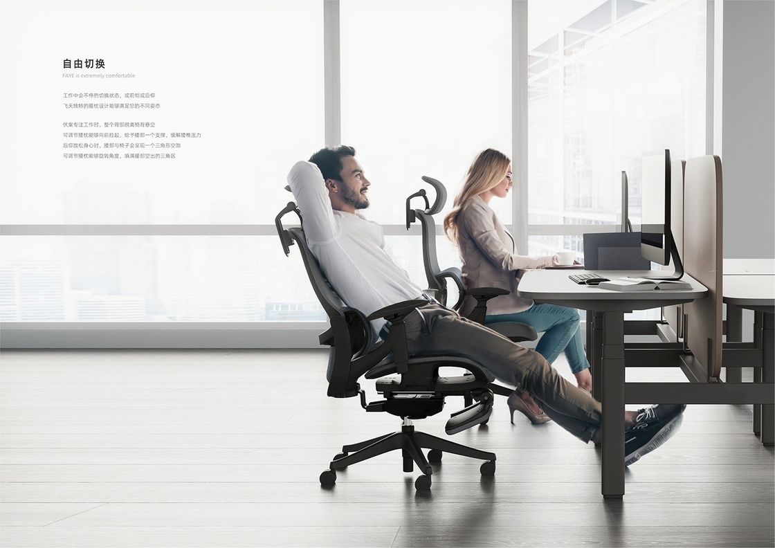 Full Mesh Boss Chair met Donati-mechanisme Luxe moderne kantoormeubelen Pass BIFMA Test