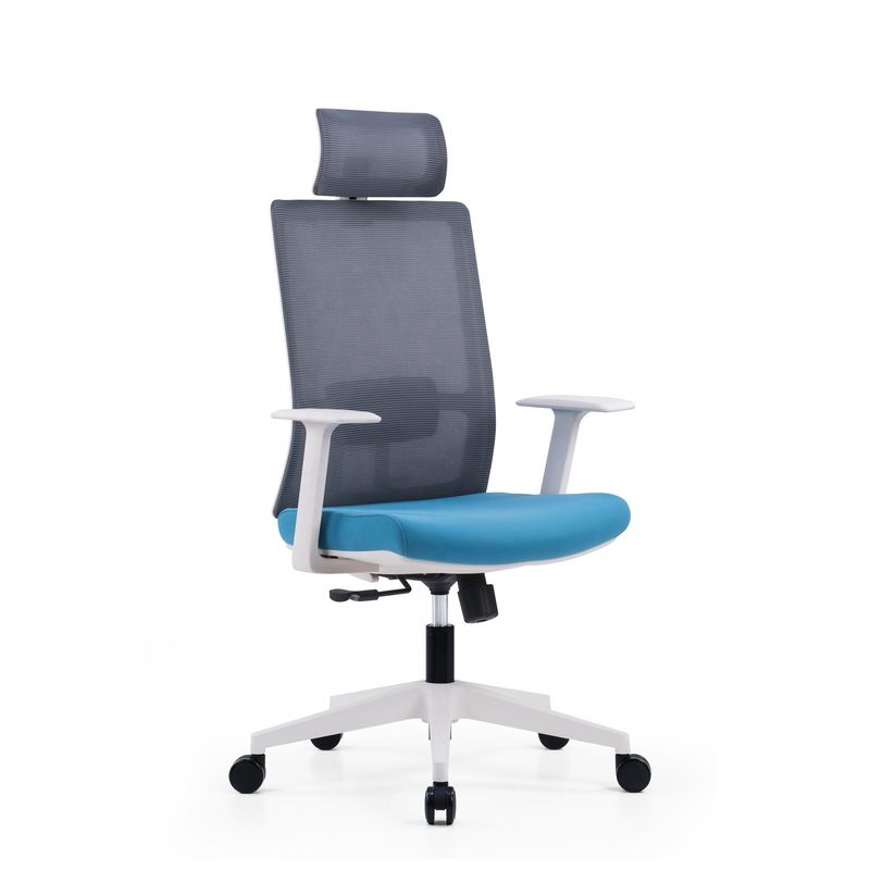 Hoofdkantoorstoel Mesh Swivel Executive Office stoelen voor Manager Metal Type Iron