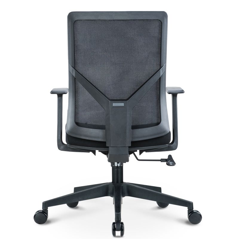 Gratis verzending Cadeira Mesh Mid-Back Swivel verstelbare werkstoel voor kantoor