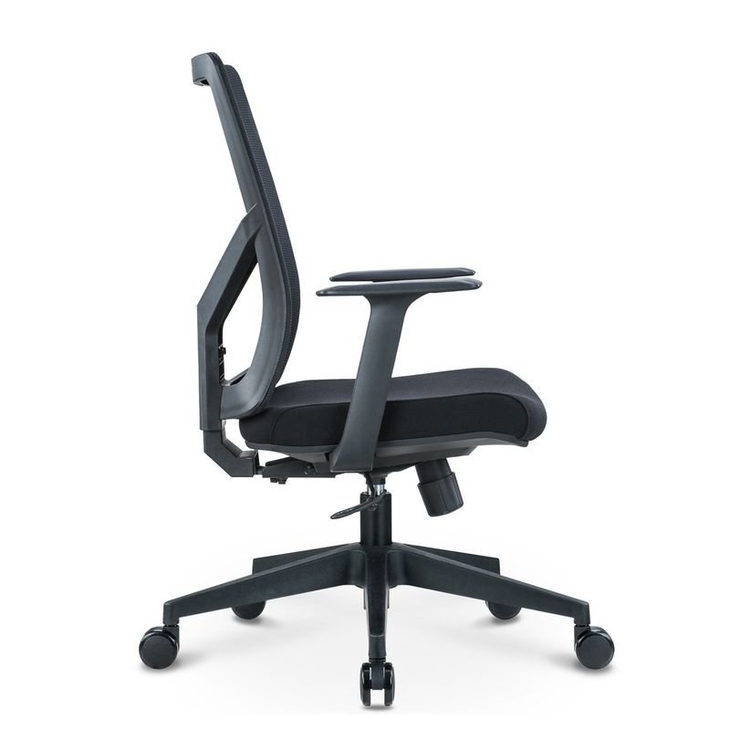 Gratis verzending Cadeira Mesh Mid-Back Swivel verstelbare werkstoel voor kantoor