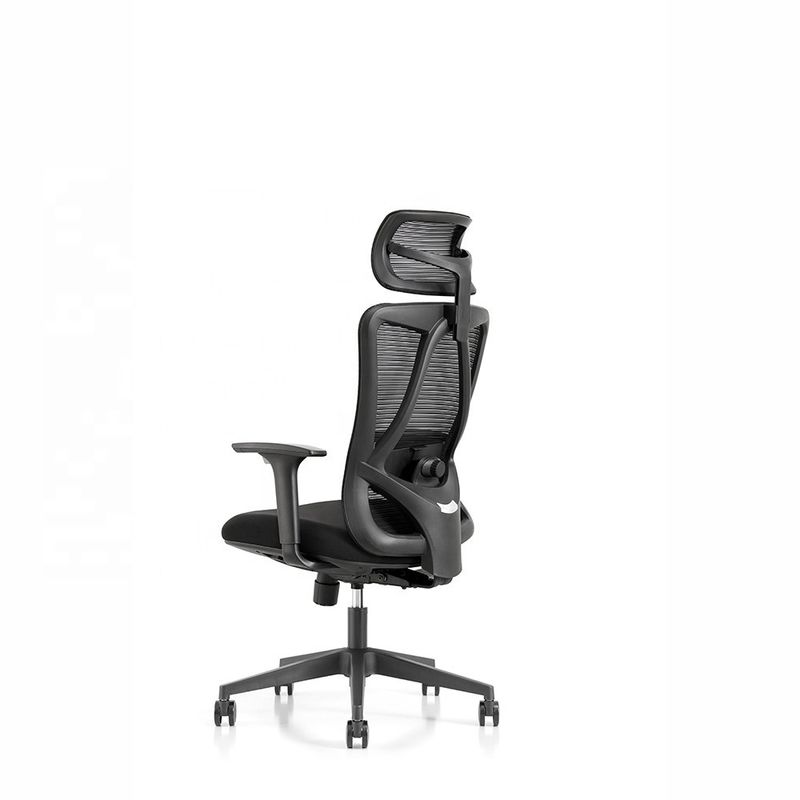 Gratis verzending Moderne design kantoorstoel met 57 3D armleuningen en comfortabele stoelkussen