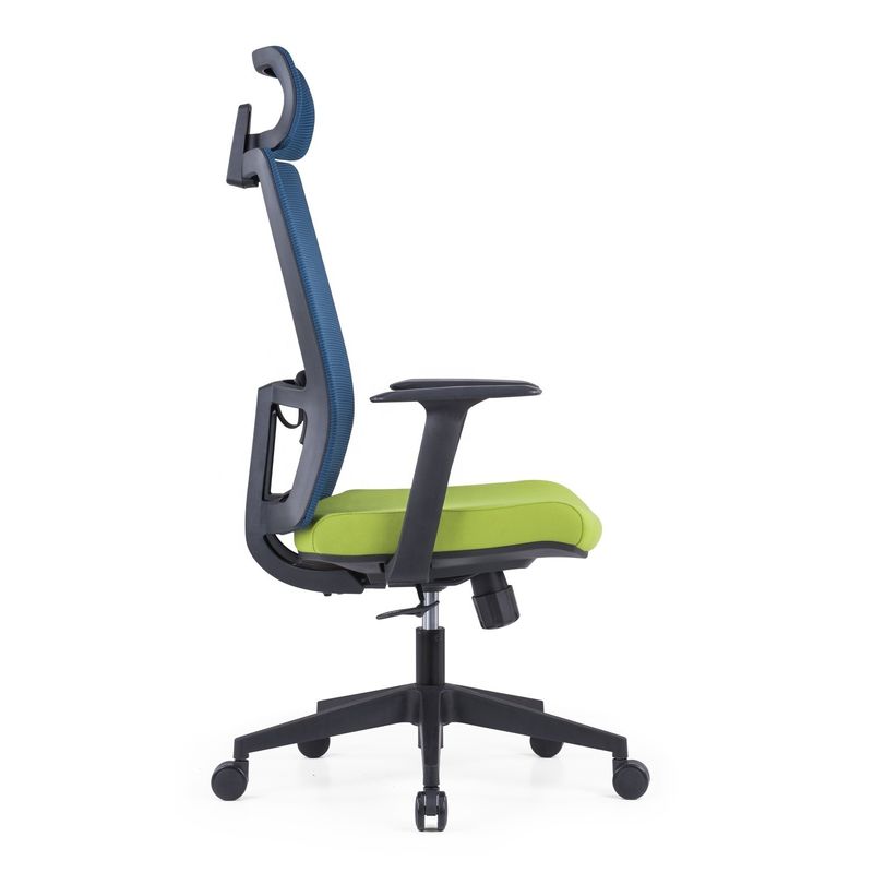 Foshan Draaiend werk Plastic Draaiend personeel Computer Executive Mesh Ergonomische kantoorstoel 580*640*1150-1250mm
