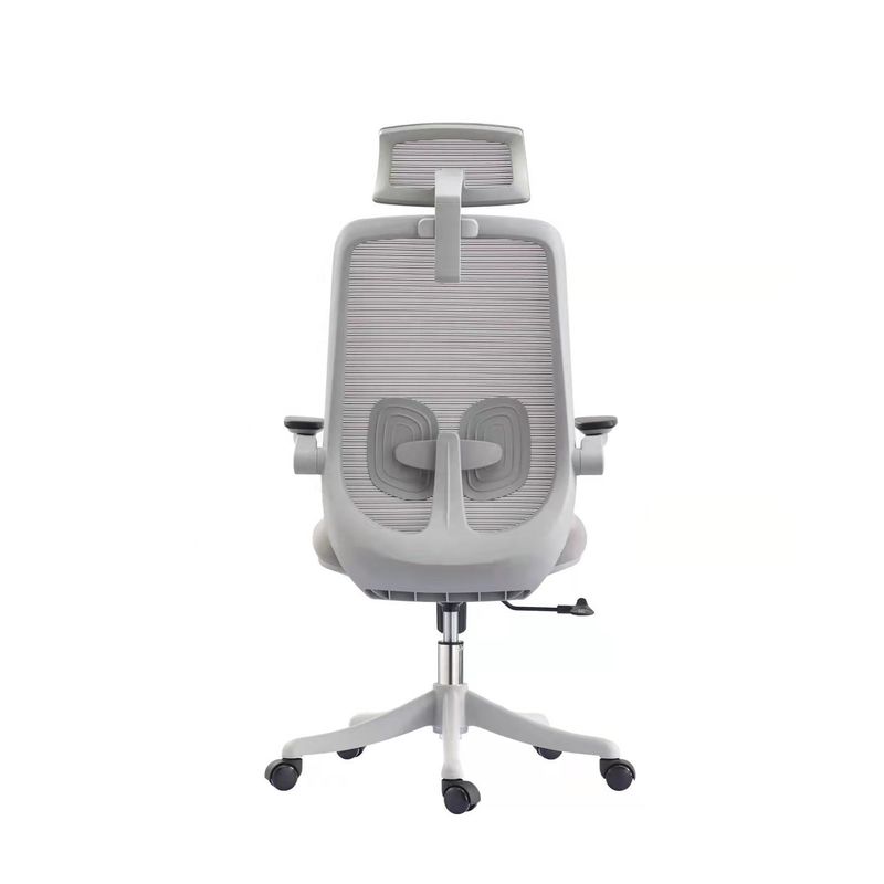 Roestvrij staal Y-Zitplaats HY3616 rug Grijze Mesh Office Executive Chair voor Office Boss