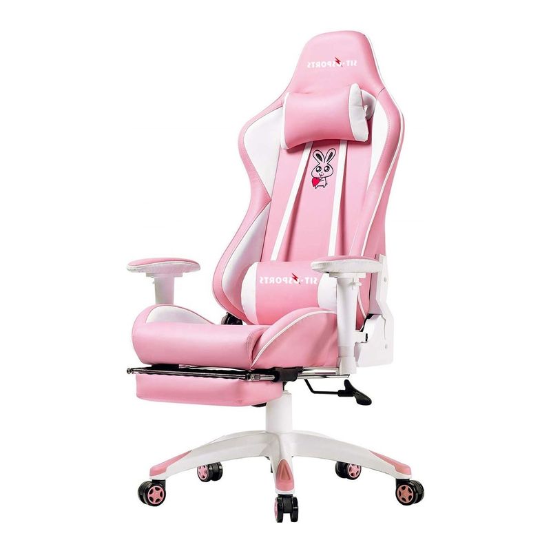 Gepersonaliseerde Anji Anime leer ergonomische leunstoel voor meisjes gaming comfort en stijl