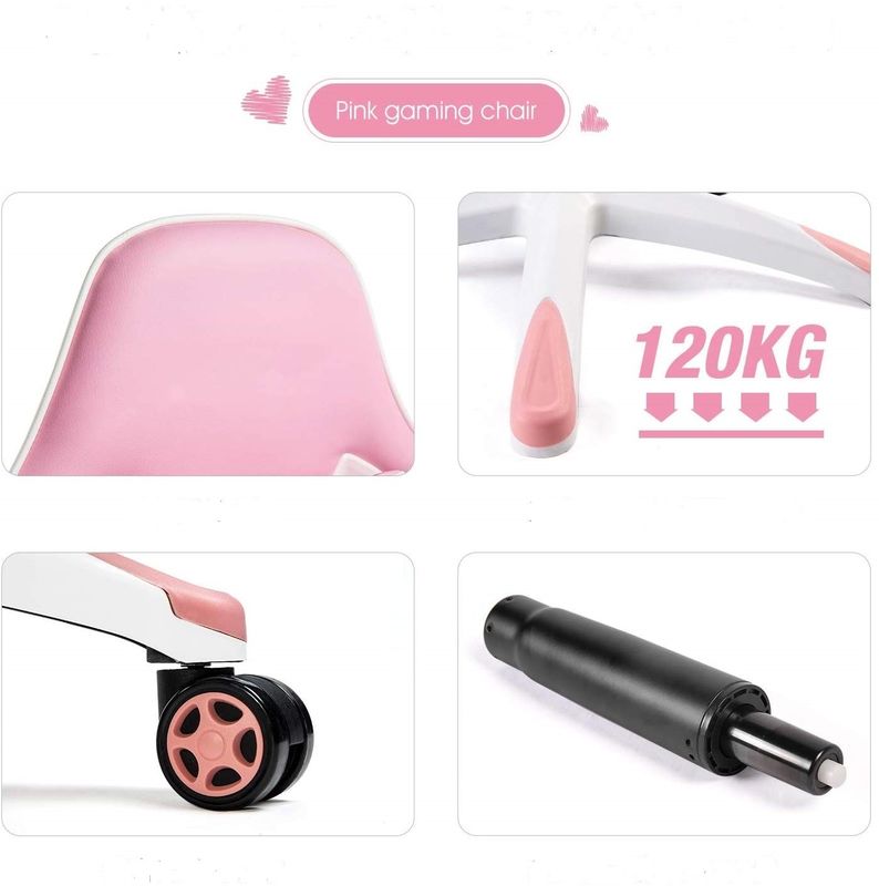 Gepersonaliseerde Anji Anime leer ergonomische leunstoel voor meisjes gaming comfort en stijl