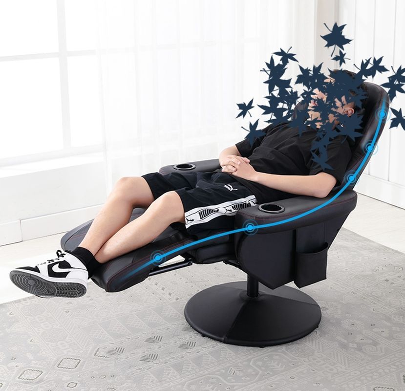 IJzermetalen Japanse design Lazy Boy Gamer Sofa Recliner Rocker met draaiende gaming stoel