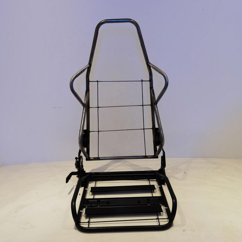 Synthetisch leer RGB-gamingstoel met massagefunctie RGB-lichten en hoog comfort