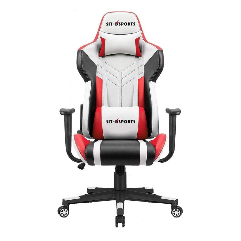 Professionele Witte PU Ledersportstoel voor comfortabele e-sport