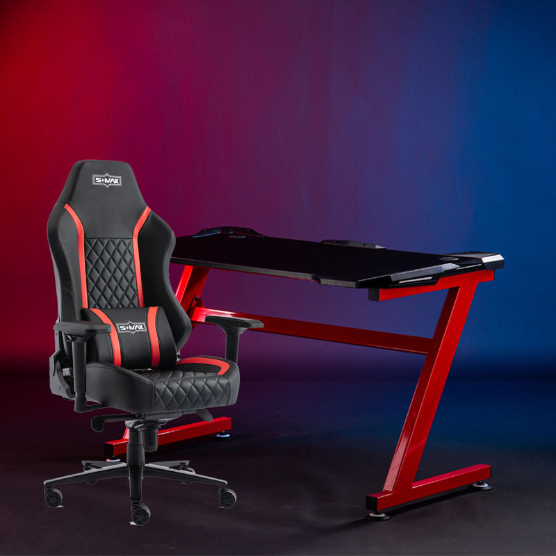Y-SEATER 624-BR Professionele PU Lederspelstoel met afneembare hoes en ontwerp