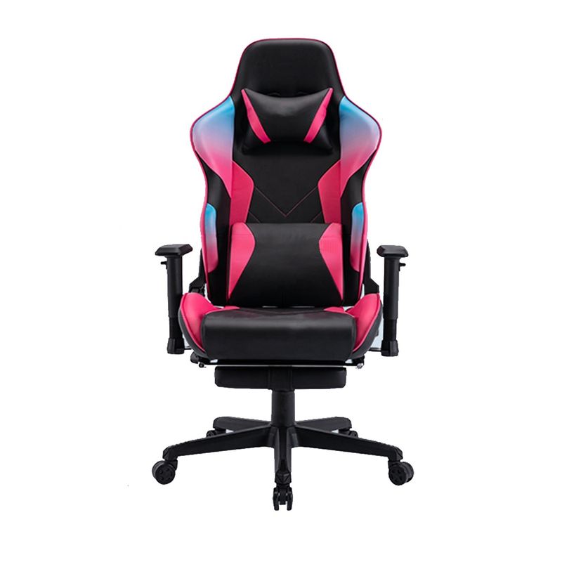 Flowing Light And Color Luxury PU Leather Racing Gaming Chair voor computer gamer