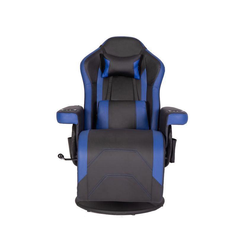 ODM Luxe Gaming Chair met Cup Holder Rood Racing Style Lederen Ergonomische Zit Draaibaar Kantoorsofa