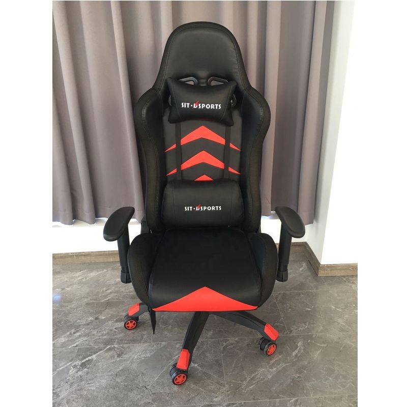 Industrial Style HCYZ RGB LED Light Computer Chair Executive Gaming Chair met PU leer