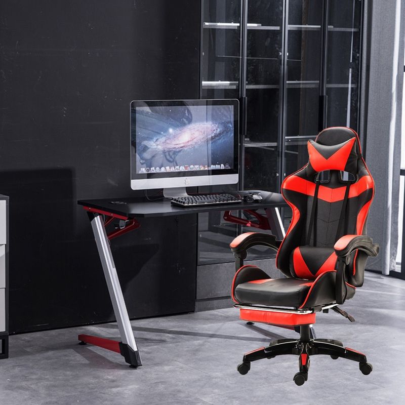 Metal Type Iron E-sports Chair Comfortable PU Leather Gaming Chair voor professionals