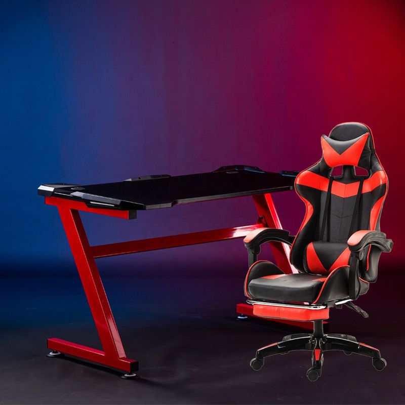 Metal Type Iron E-sports Chair Comfortable PU Leather Gaming Chair voor professionals